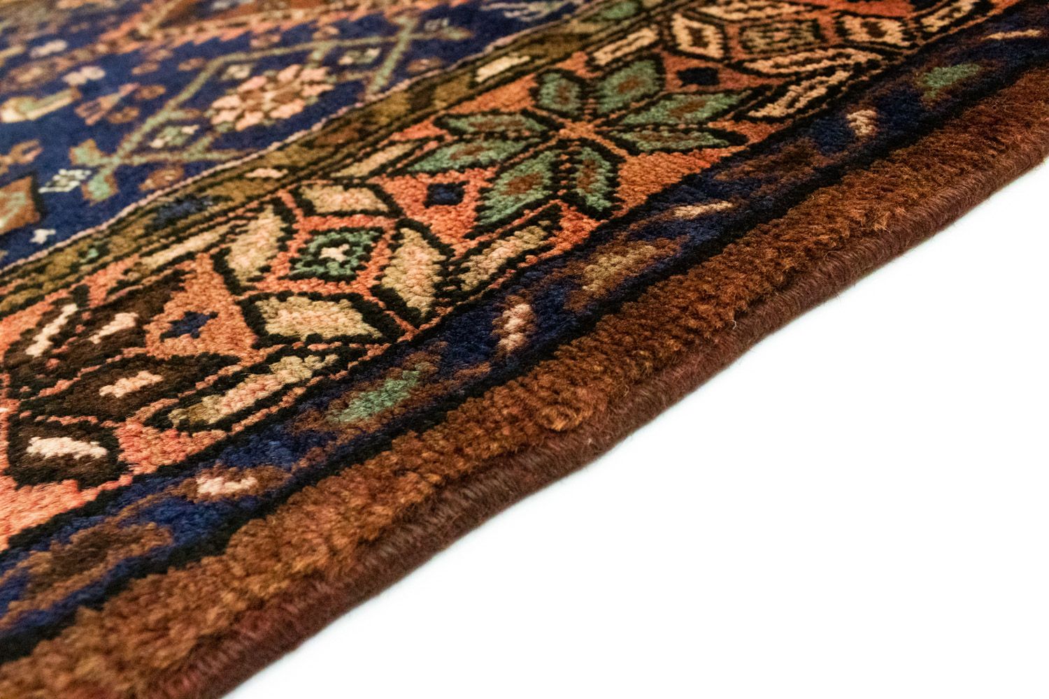 Alfombra de pasillo Alfombra persa - Nómada - 303 x 115 cm - azul