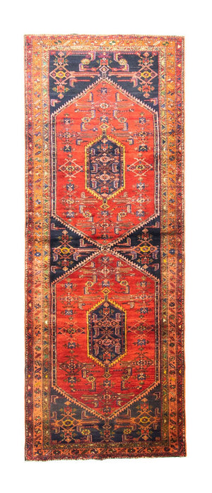 Alfombra de pasillo Alfombra persa - Nómada - 305 x 112 cm - azul