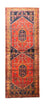 Alfombra de pasillo Alfombra persa - Nómada - 305 x 112 cm - azul