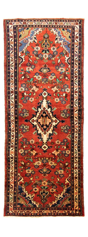 Alfombra de pasillo Alfombra persa - Nómada - 273 x 97 cm - naranja