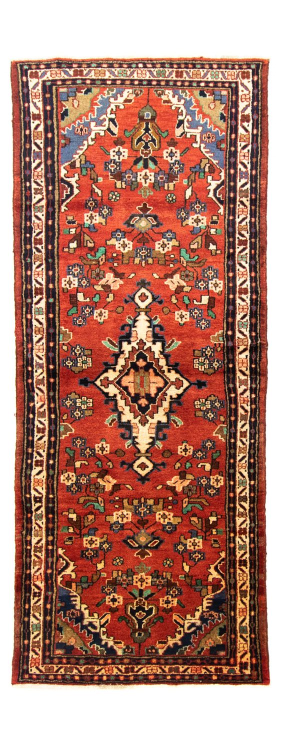 Alfombra de pasillo Alfombra persa - Nómada - 273 x 97 cm - naranja