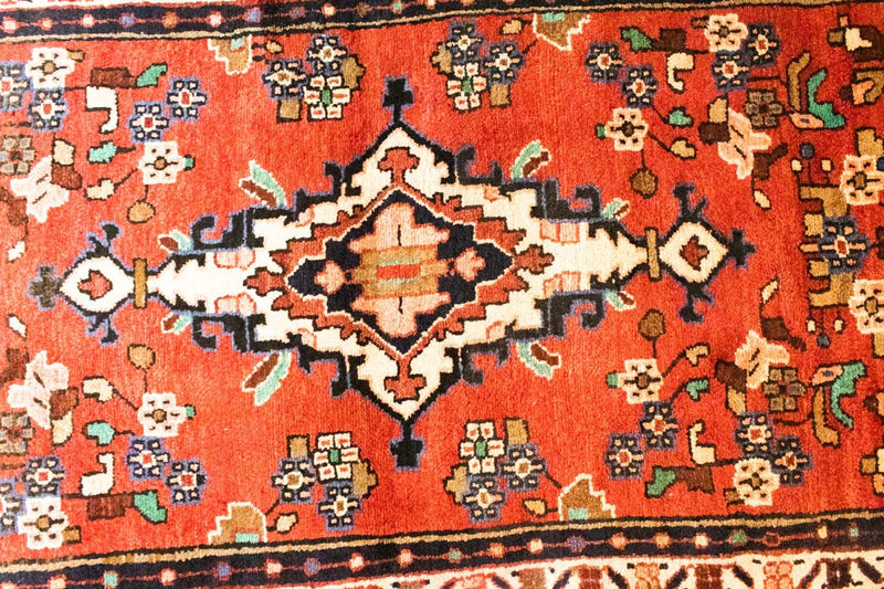Alfombra de pasillo Alfombra persa - Nómada - 273 x 97 cm - naranja