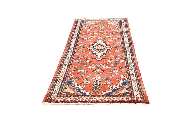 Alfombra de pasillo Alfombra persa - Nómada - 273 x 97 cm - naranja