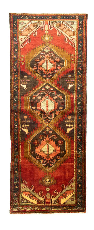 Alfombra de pasillo Alfombra persa - Nómada - 291 x 106 cm - óxido