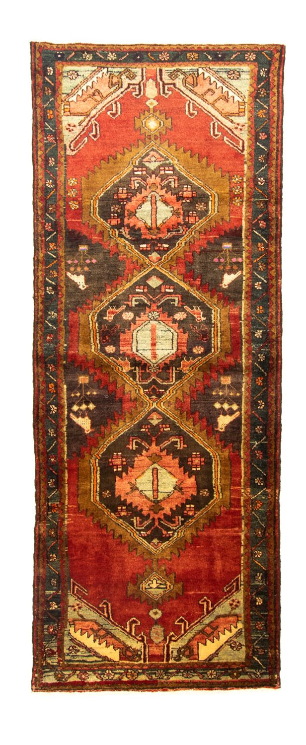 Alfombra de pasillo Alfombra persa - Nómada - 291 x 106 cm - óxido