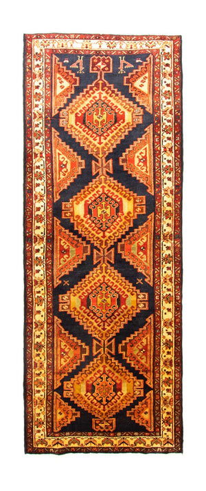 Alfombra de pasillo Alfombra persa - Nómada - 320 x 120 cm - azul
