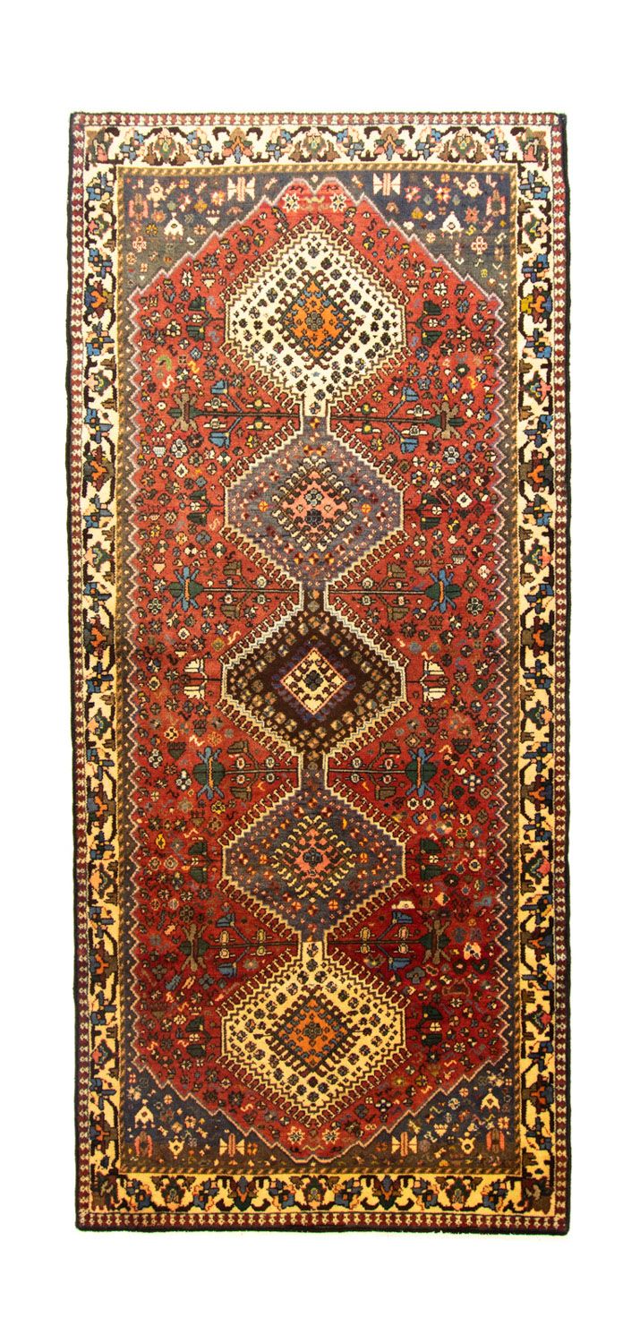 Alfombra de pasillo Alfombra persa - Nómada - 275 x 120 cm - marrón