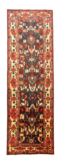 Alfombra de pasillo Alfombra persa - Nómada - 307 x 96 cm - azul