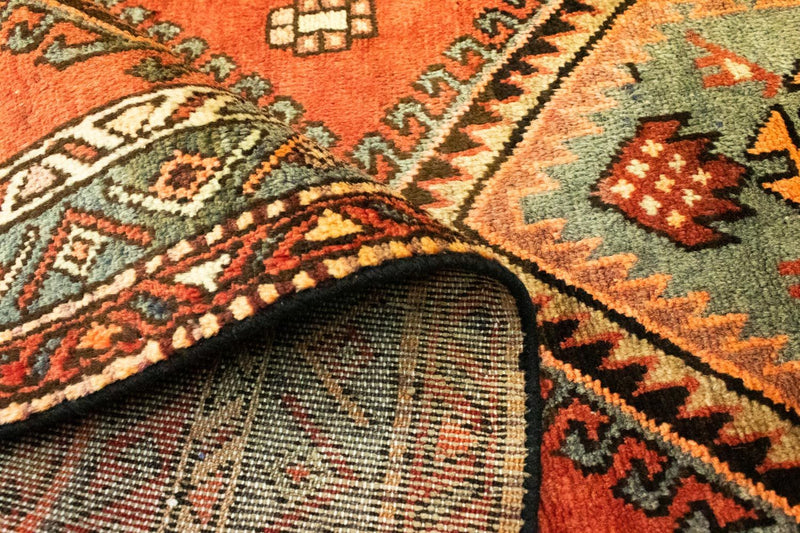 Alfombra de pasillo Alfombra persa - Nómada - 292 x 98 cm - naranja