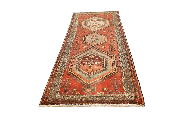 Alfombra de pasillo Alfombra persa - Nómada - 292 x 98 cm - naranja