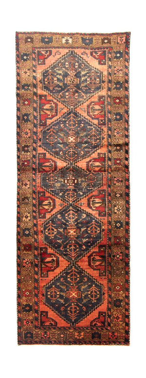 Alfombra de pasillo Alfombra persa - Nómada - 295 x 104 cm - azul