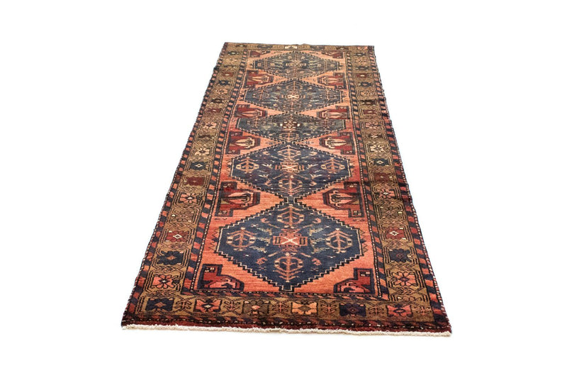 Alfombra de pasillo Alfombra persa - Nómada - 295 x 104 cm - azul