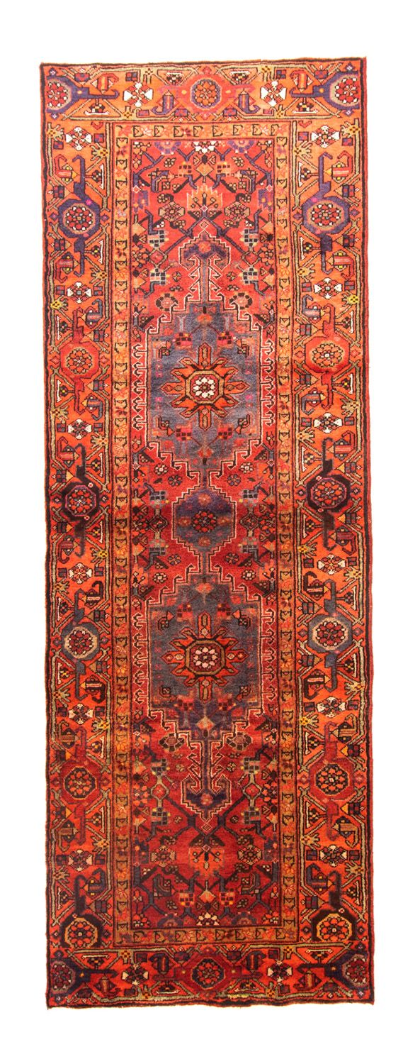 Alfombra de pasillo Alfombra persa - Nómada - 297 x 102 cm - rojo