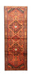Alfombra de pasillo Alfombra persa - Nómada - 290 x 103 cm - naranja