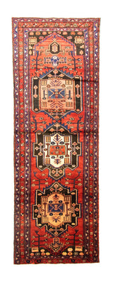 Alfombra de pasillo Alfombra persa - Nómada - 312 x 106 cm - rojo