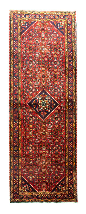 Alfombra de pasillo Alfombra persa - Nómada - 310 x 107 cm - rojo