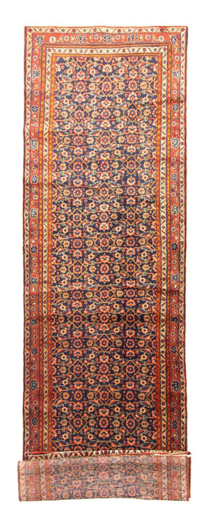 Alfombra de pasillo Alfombra persa - Nómada - 400 x 108 cm - azul