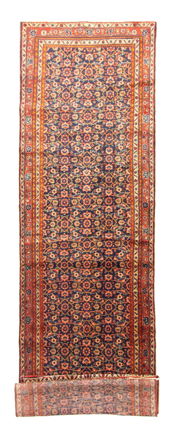 Alfombra de pasillo Alfombra persa - Nómada - 400 x 108 cm - azul