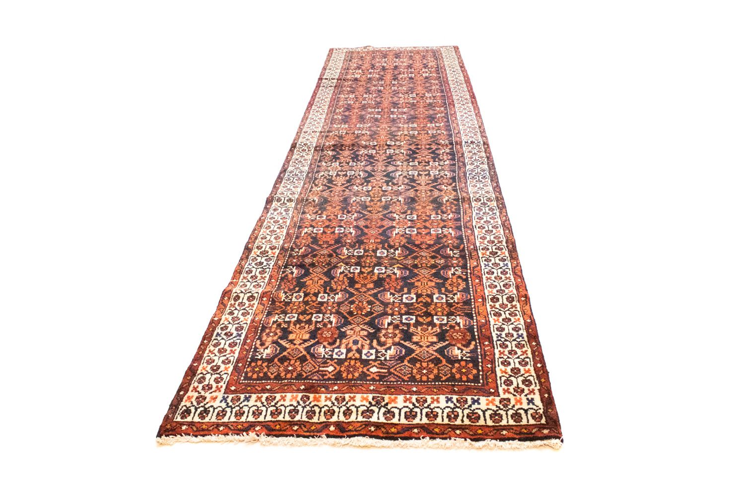Alfombra de pasillo Alfombra persa - Nómada - 427 x 103 cm - marrón