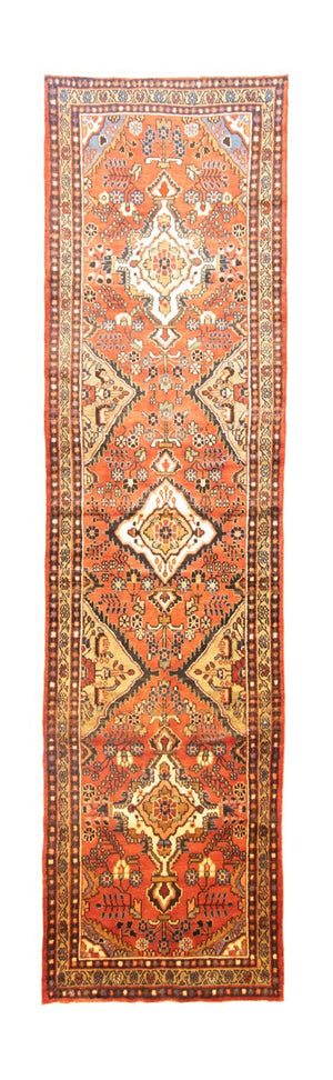Alfombra de pasillo Alfombra persa - Nómada - 400 x 101 cm - naranja