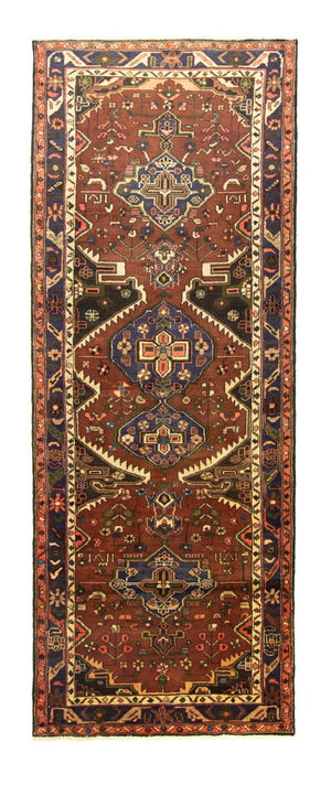 Alfombra de pasillo Alfombra persa - Nómada - 295 x 107 cm - marrón