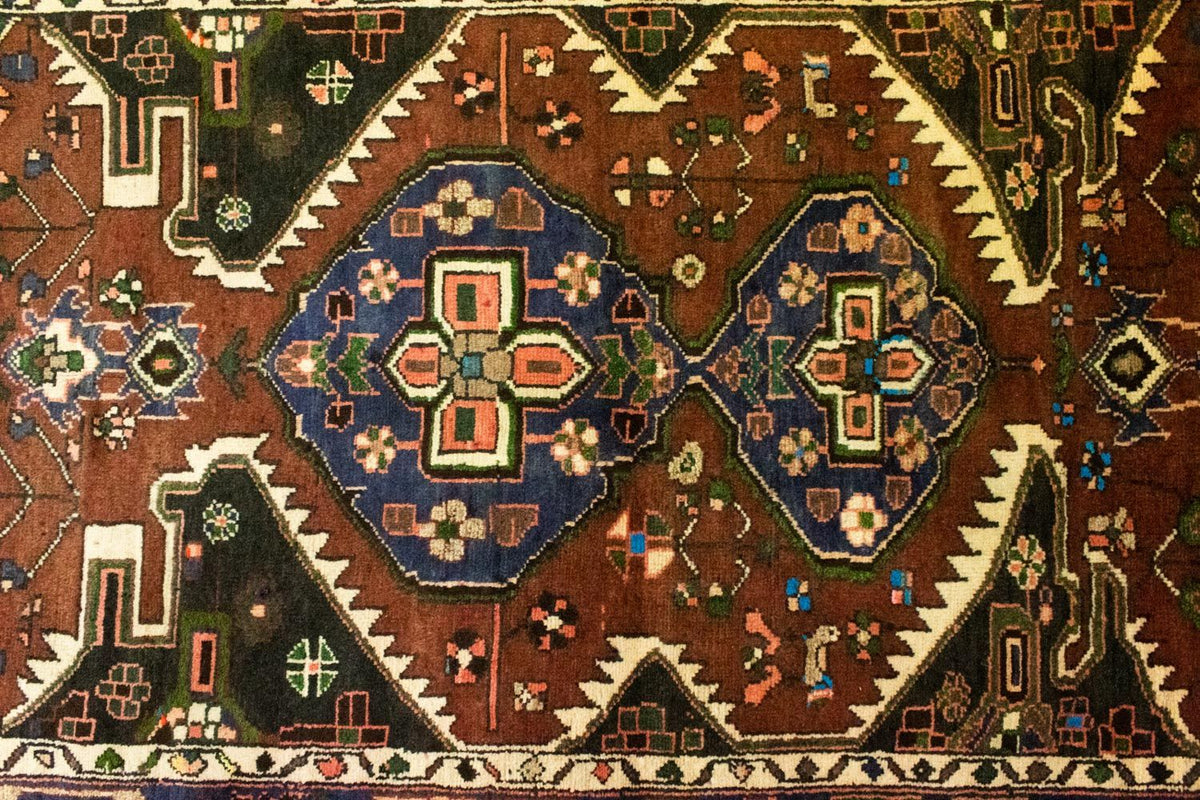 Alfombra de pasillo Alfombra persa - Nómada - 295 x 107 cm - marrón