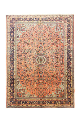 Alfombra persa - Nómada - 291 x 211 cm - naranja
