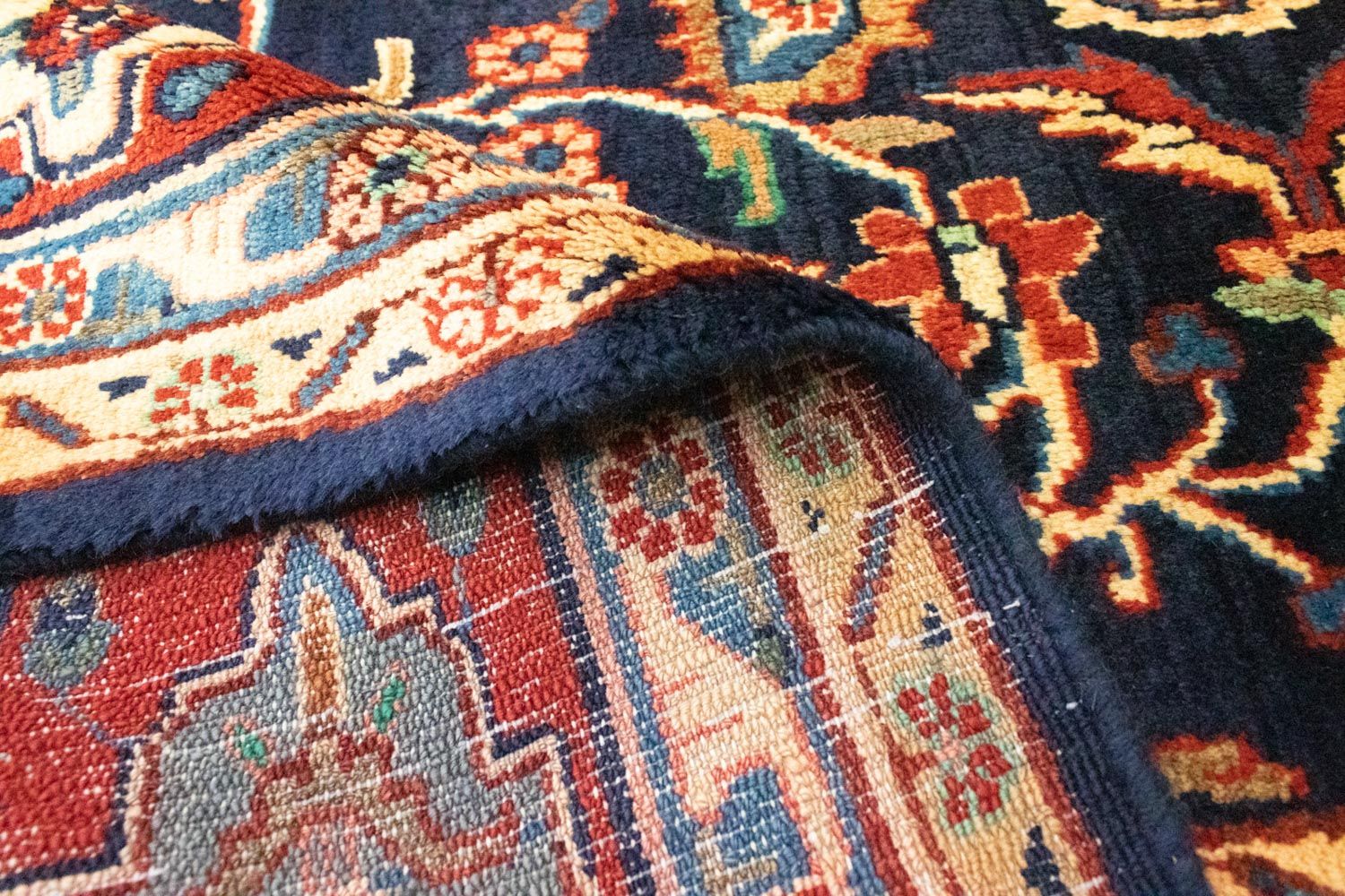 Alfombra persa - Nómada - 317 x 203 cm - azul