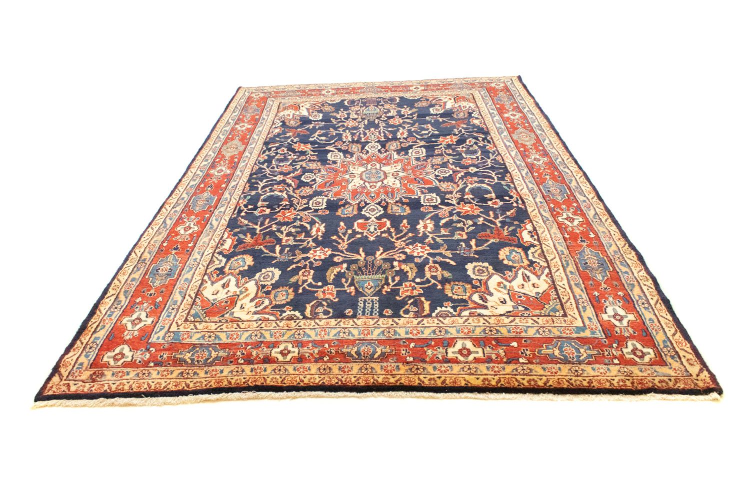 Alfombra persa - Nómada - 317 x 203 cm - azul