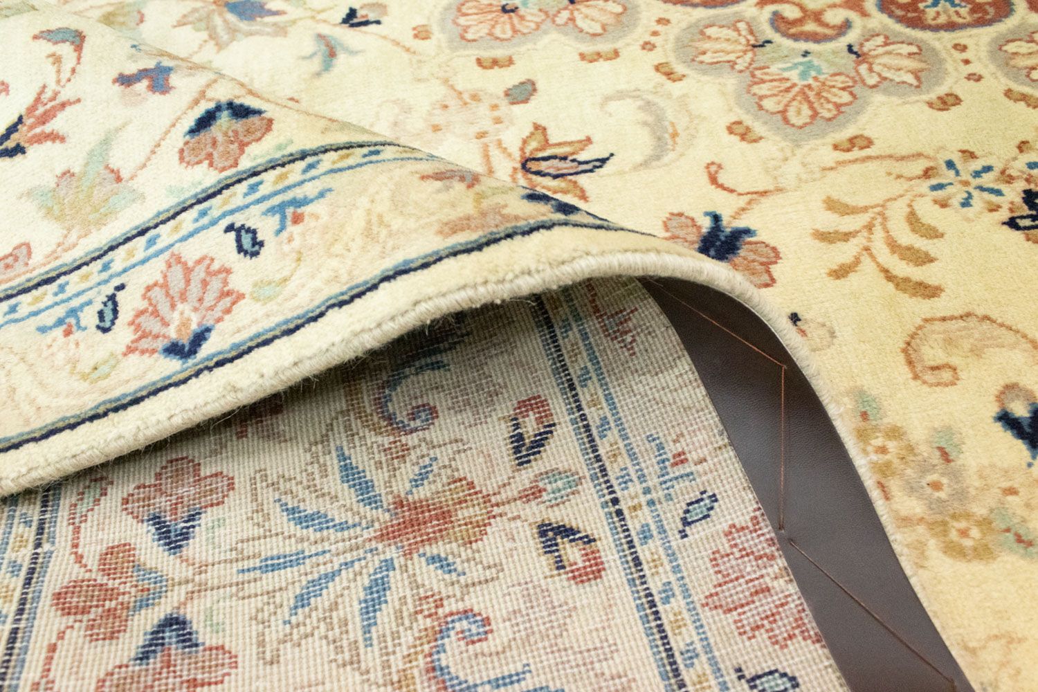 Alfombra persa - Keshan - 353 x 240 cm - beige