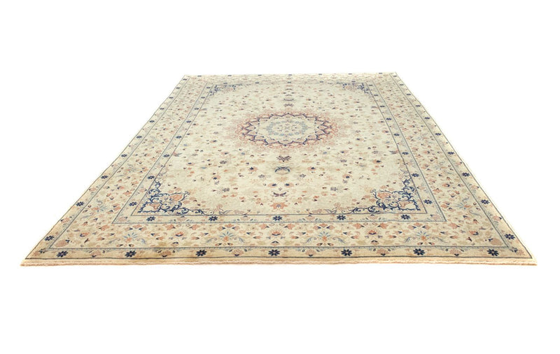 Alfombra persa - Keshan - 353 x 240 cm - beige