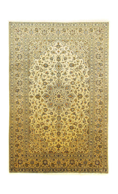 Alfombra persa - Keshan - 355 x 245 cm - beige