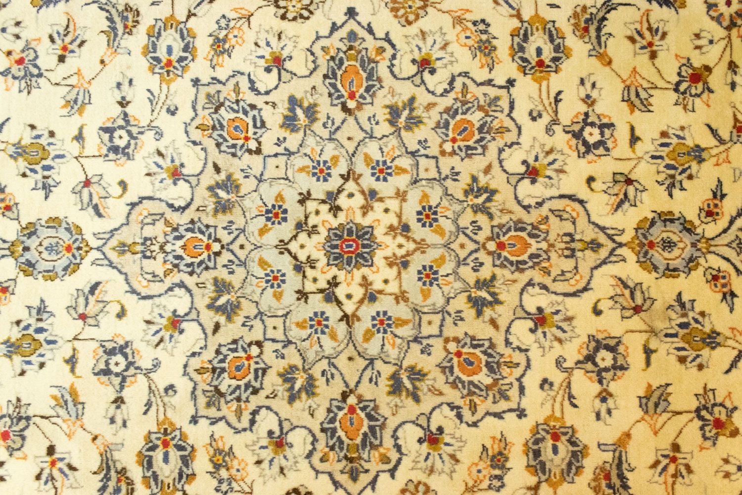 Alfombra persa - Keshan - 355 x 245 cm - beige