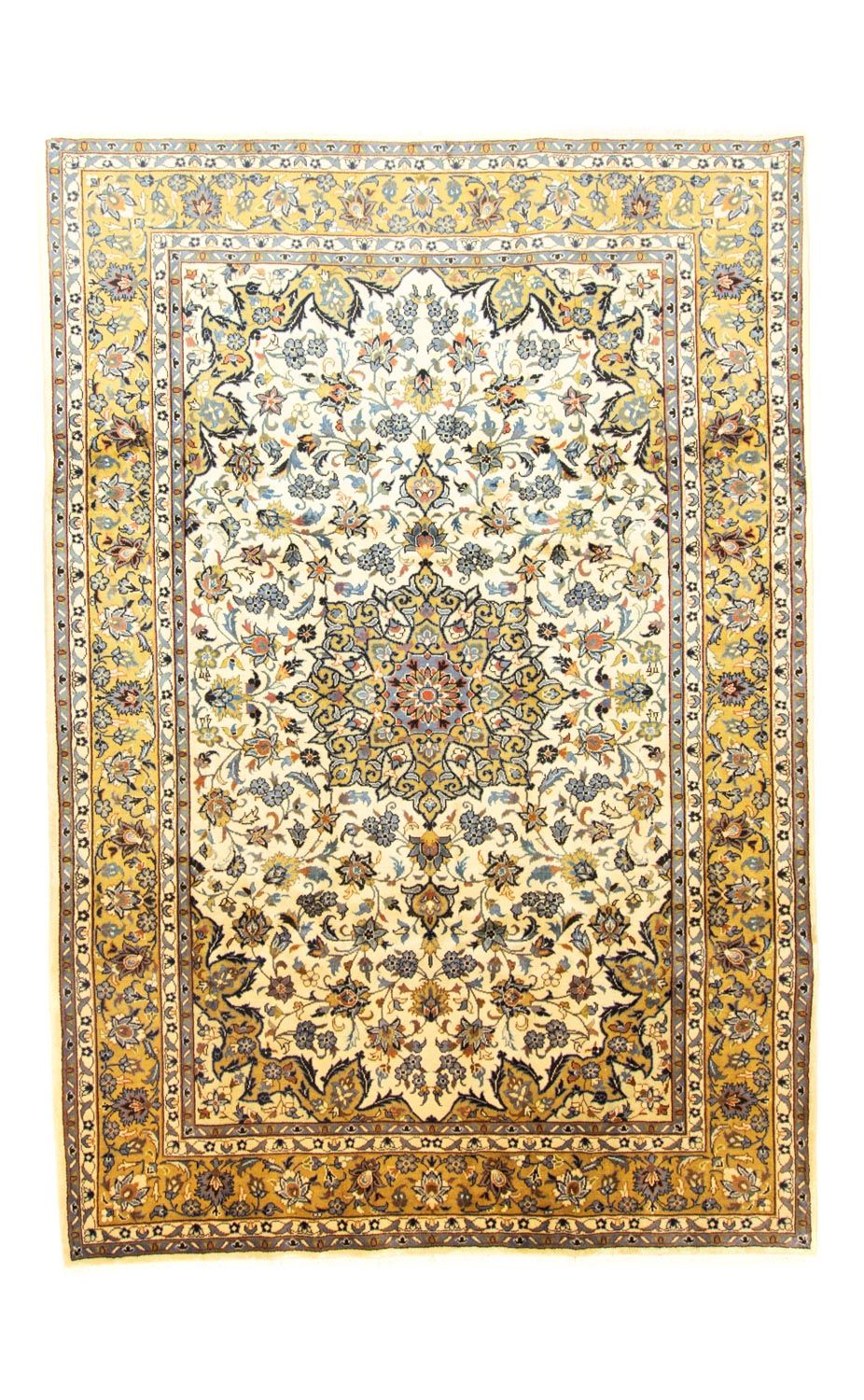 Alfombra persa - Keshan - 320 x 215 cm - beige