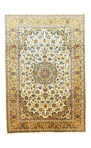 Alfombra persa - Keshan - 320 x 215 cm - beige