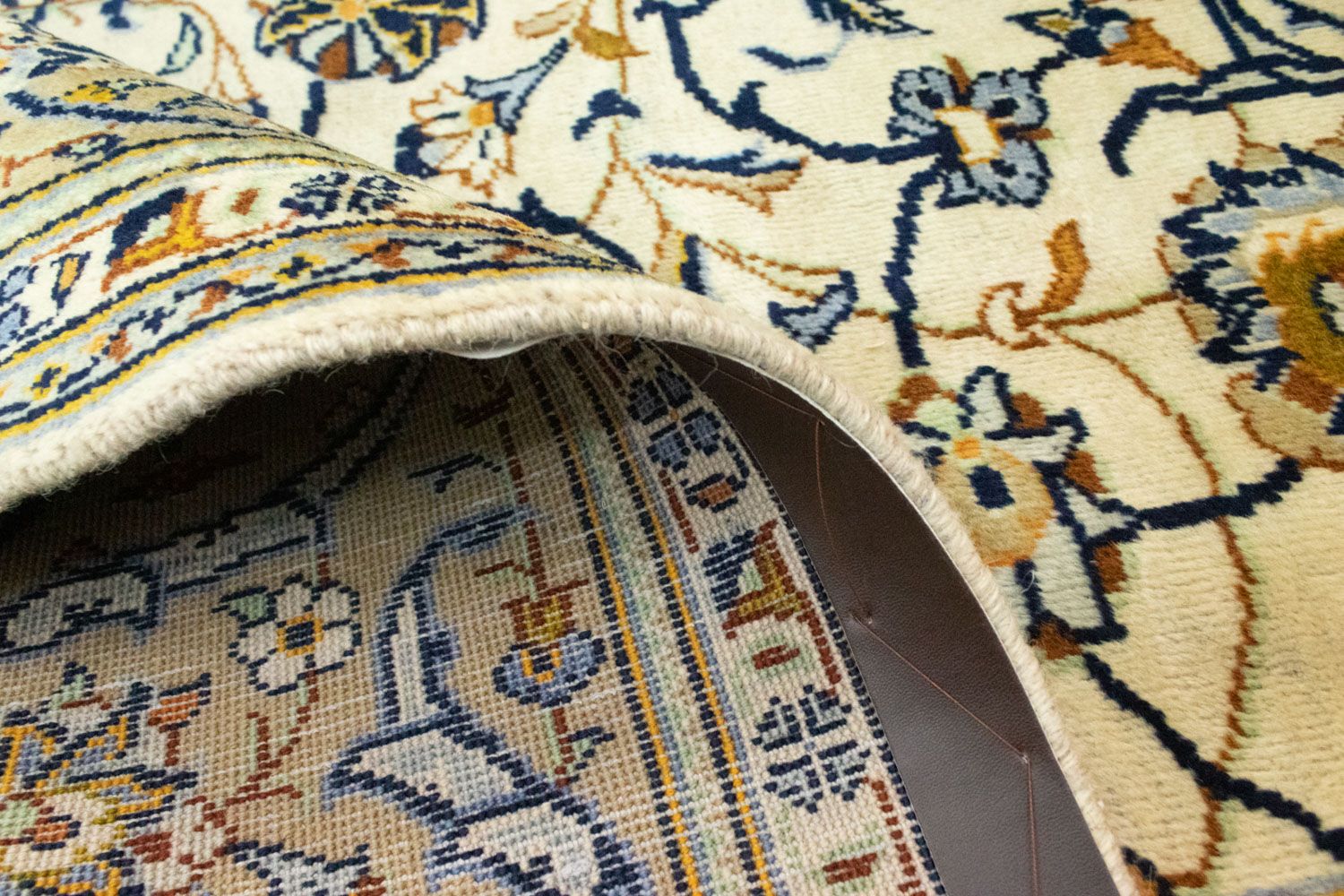 Alfombra persa - Keshan - 378 x 237 cm - beige