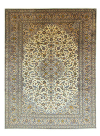 Alfombra persa - Keshan - 402 x 296 cm - beige