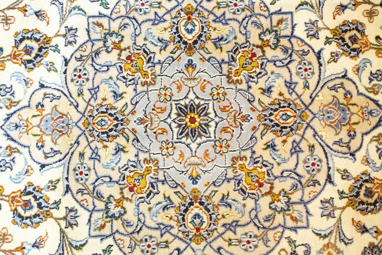 Alfombra persa - Keshan - 402 x 296 cm - beige