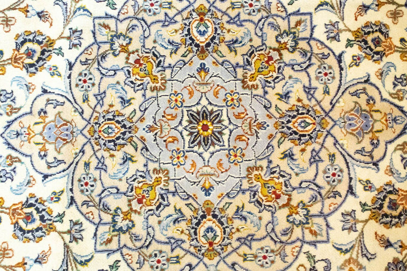 Alfombra persa - Keshan - 402 x 296 cm - beige