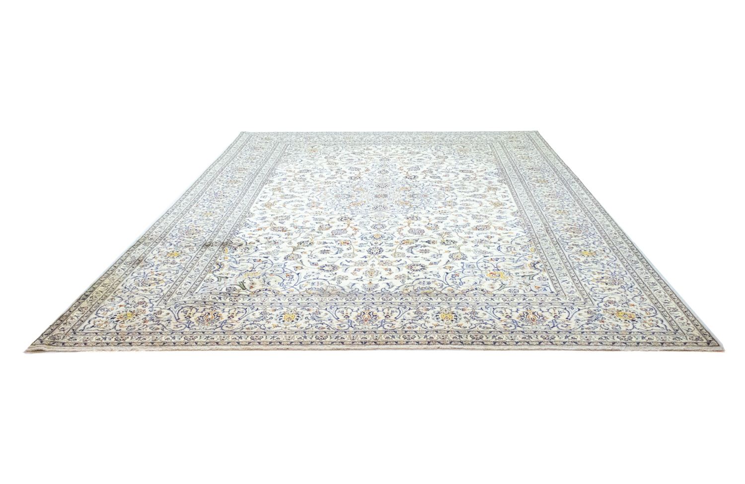 Alfombra persa - Keshan - 402 x 296 cm - beige