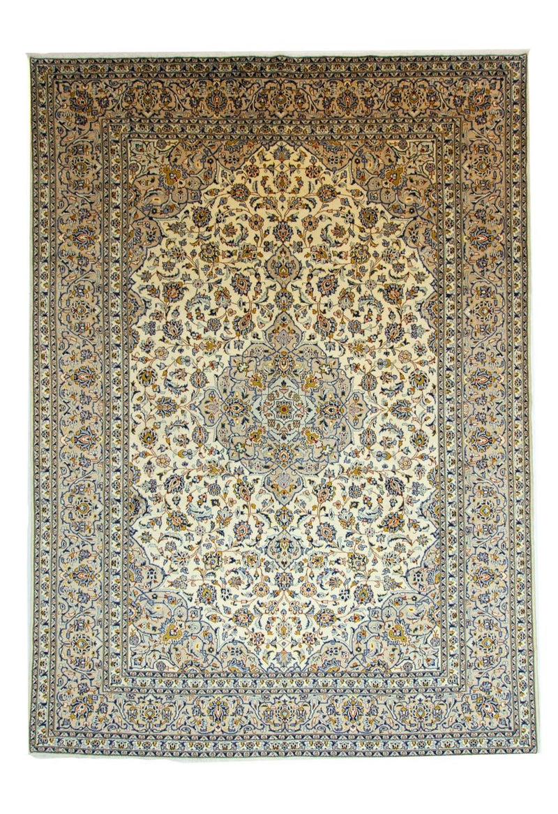 Alfombra persa - Keshan - 405 x 294 cm - beige