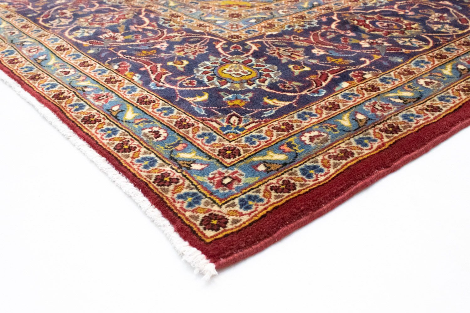 Alfombra persa - Keshan - 401 x 304 cm - rojo