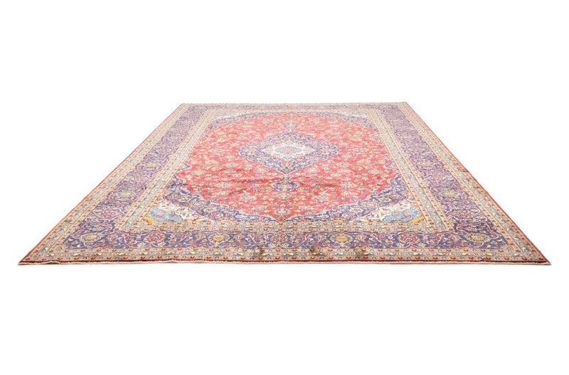 Alfombra persa - Keshan - 401 x 304 cm - rojo