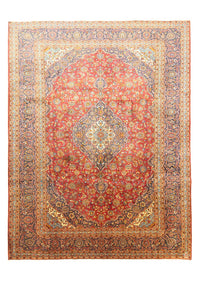 Alfombra persa - Keshan - 397 x 300 cm - naranja