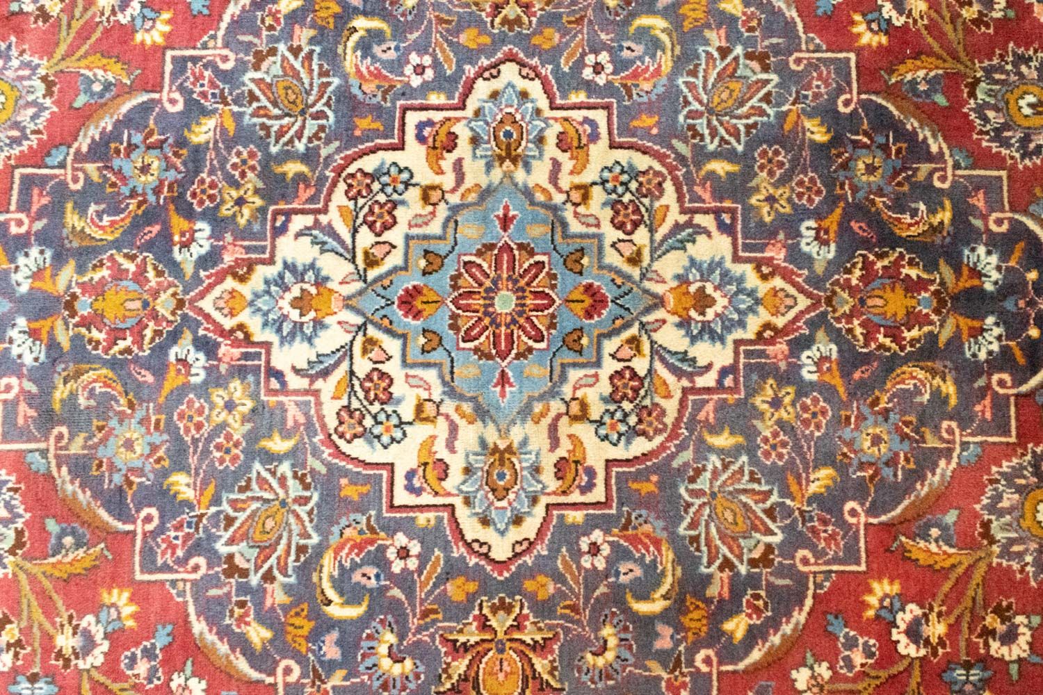 Alfombra persa - Keshan - 397 x 300 cm - naranja