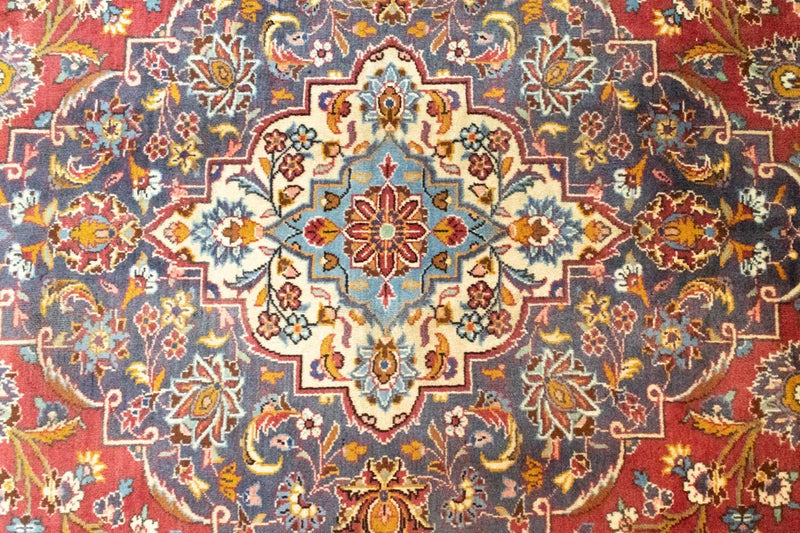 Alfombra persa - Keshan - 397 x 300 cm - naranja