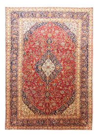 Alfombra persa - Keshan - 415 x 291 cm - azul