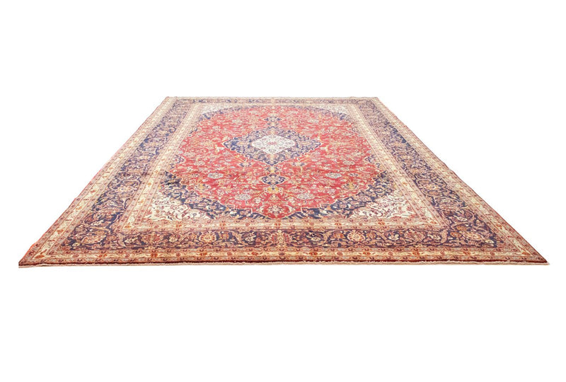 Alfombra persa - Keshan - 415 x 291 cm - azul