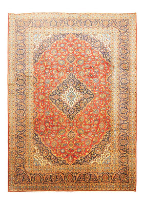 Alfombra persa - Keshan - 414 x 297 cm - naranja