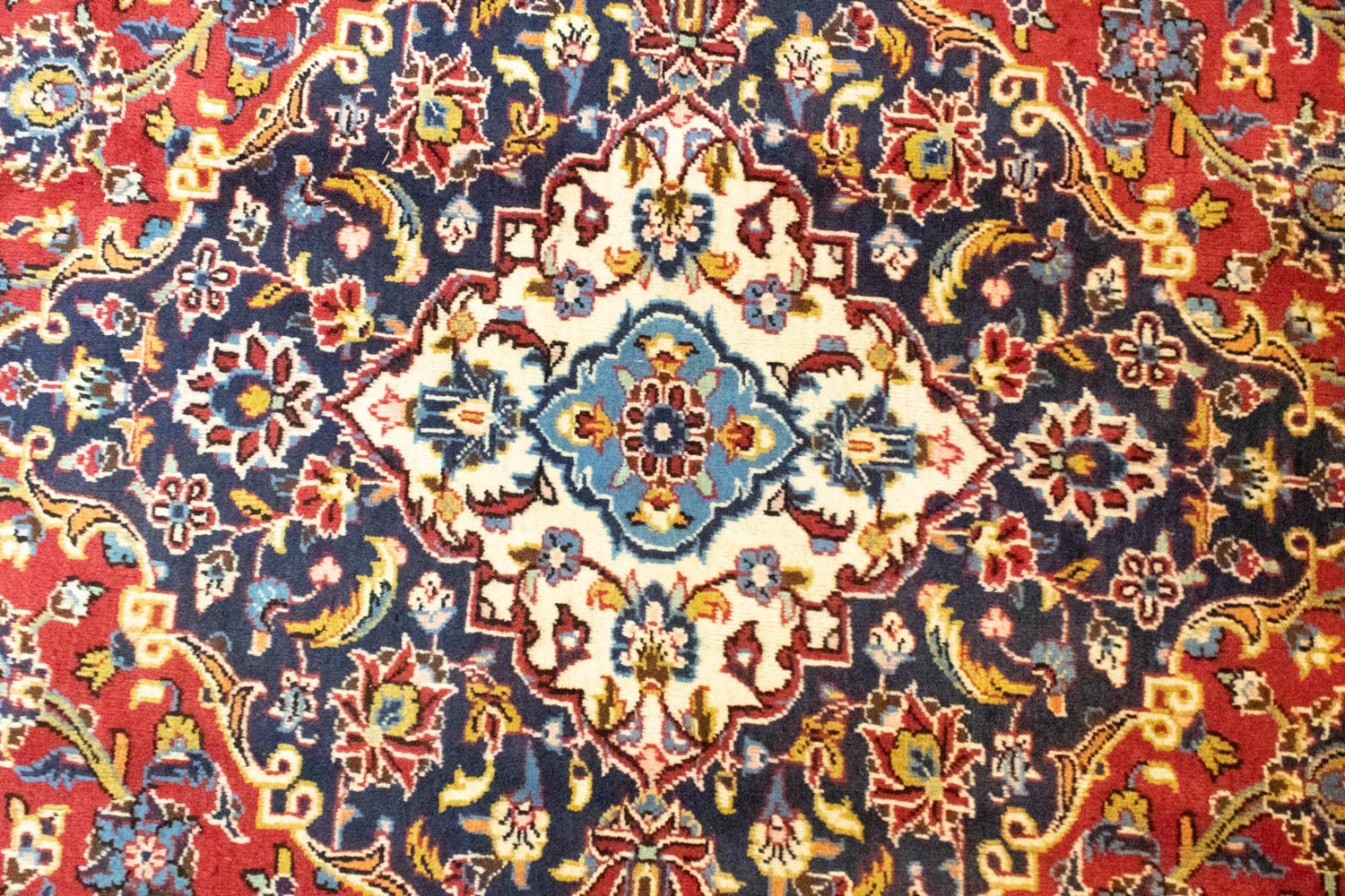 Alfombra persa - Keshan - 414 x 297 cm - naranja